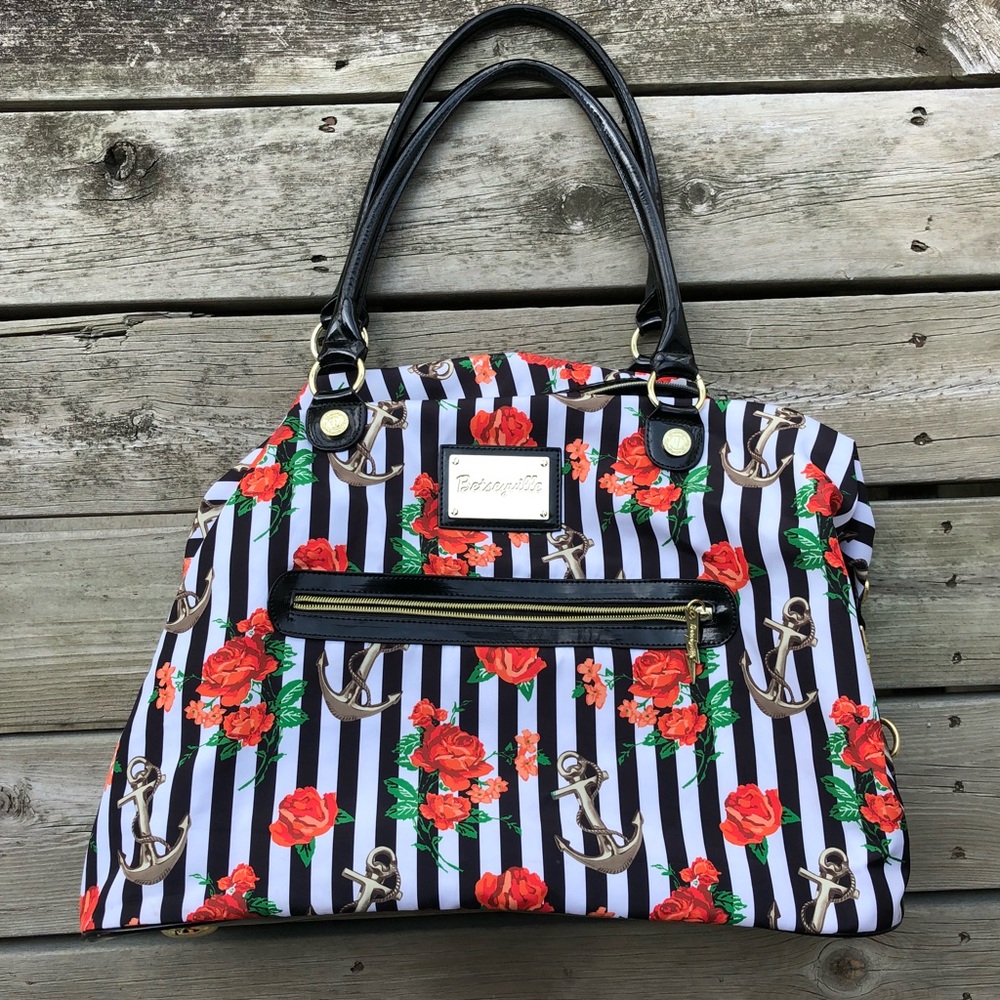 Betseyville Nautical Weekender Bag